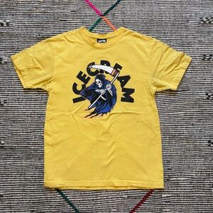 Icecream Yellow Graphic T-Shirt